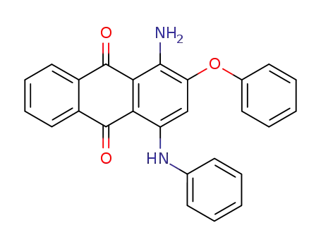 1-amino-2-phenoxy-4-anilinoanthraquinone