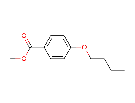 Molecular Structure of 4906-25-6 (METHYL 4-N-BUTOXYBENZOATE)