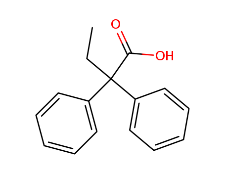 Benzeneacetic acid, a-ethyl-a-phenyl-
