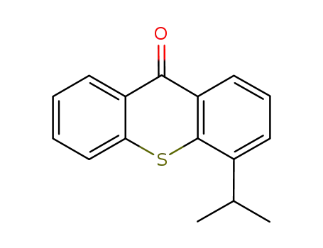 Molecular Structure of 83846-86-0 (4-Isopropylthioxanthone)