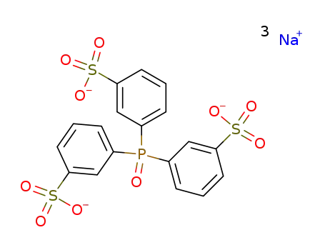 Molecular Structure of 98511-67-2 (tris(natrium-m-sulfonatophenyl)phosphanoxid)