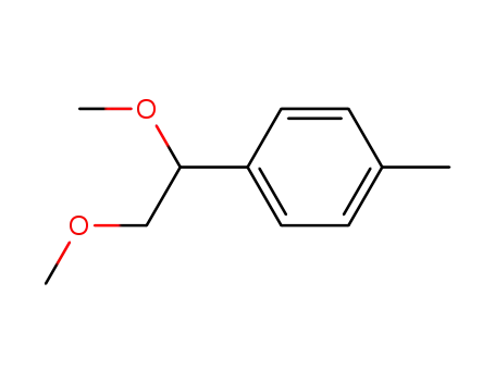 Molecular Structure of 80621-73-4 (Benzene, 1-(1,2-dimethoxyethyl)-4-methyl-)