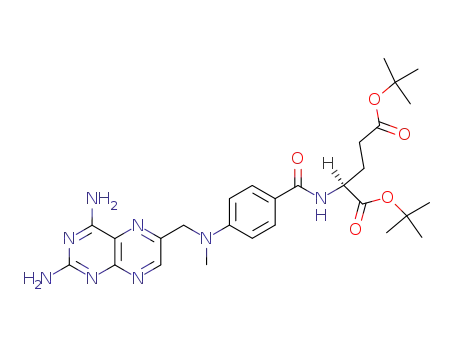 di-tert-butyl N-(4-{[(2,4-diaminopteridin-6-yl)methyl](methyl)amino}benzoyl)glutamate