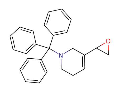 Molecular Structure of 934351-21-0 (5-oxiranyl-N-trityl-1,2,3,6-tetrahydropyridine)