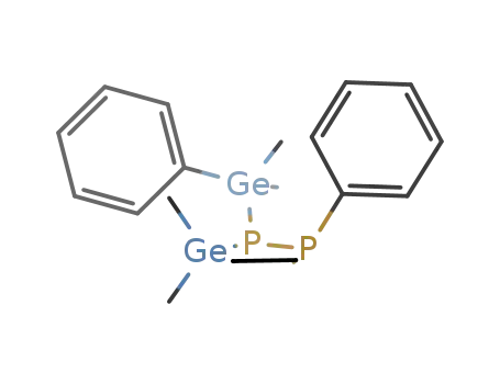Molecular Structure of 82312-28-5 (3,3-dimethyl-2-(dimethylphenylgermyl)-1-phenyl-1,2,3-diphosphagermolane)
