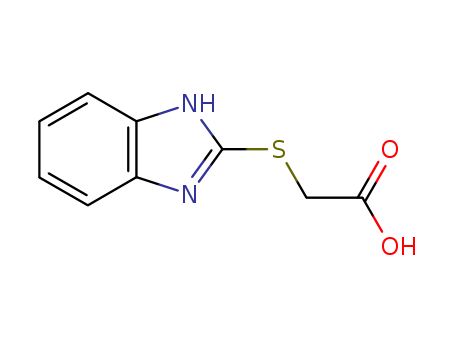 Acetic acid,2-(1H-benzimidazol-2-ylthio)- cas  3042-00-0