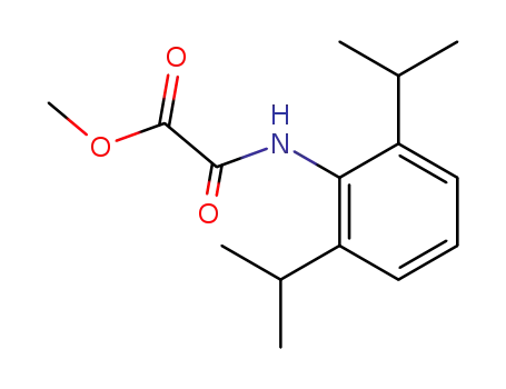 Molecular Structure of 42022-53-7 (methyl 2-((2,6-diisopropylphenyl)amino)-2-oxoacetate)