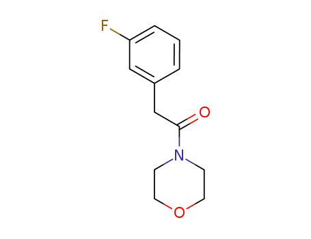Molecular Structure of 155222-86-9 (4-[(3-fluorophenyl)acetyl]morpholine)
