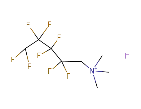 Molecular Structure of 116826-69-8 (1-Pentanaminium, 2,2,3,3,4,4,5,5-octafluoro-N,N,N-trimethyl-, iodide)
