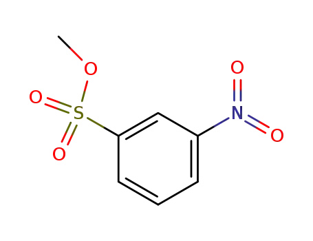 Molecular Structure of 6214-21-7 (Methyl 3-nitrobenzenesulfonate)