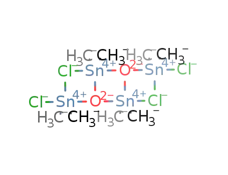 2-chloro-2,2,4,4-tetramethyl-1-oxa-3-chlora-2,4-distannacyclobutane dimer