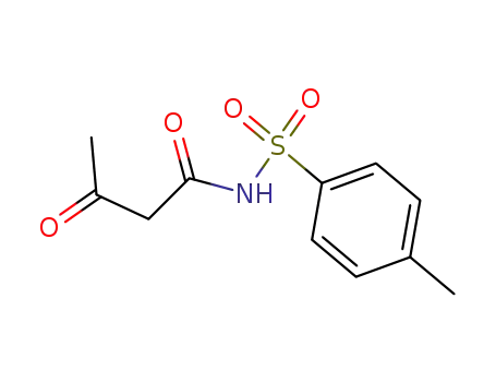 Molecular Structure of 62764-72-1 (Butanamide, N-[(4-methylphenyl)sulfonyl]-3-oxo-)