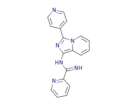 Molecular Structure of 1198018-59-5 (N-(3-(4-pyridyl)imidazo[1,5-a]pyridine)picolinamidine)