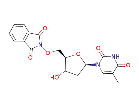Thymidine, 5'-deoxy-5'-[(1,3-dihydro-1,3-dioxo-2H-isoindol-2-yl)oxy]-