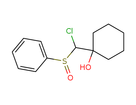 Cyclohexanol, 1-[chloro(phenylsulfinyl)methyl]- cas  21849-27-4