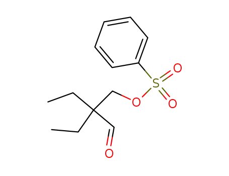 2-benzenesulfonyloxymethyl-2-ethyl-butanal
