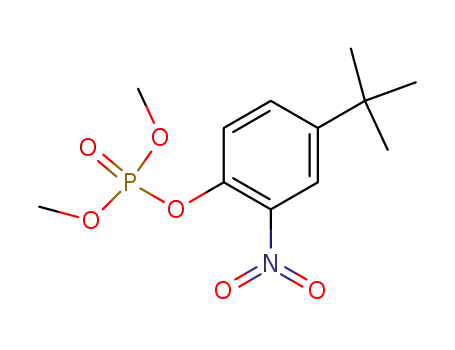 Molecular Structure of 496044-20-3 (Phosphoric acid, 4-(1,1-dimethylethyl)-2-nitrophenyl dimethyl ester)