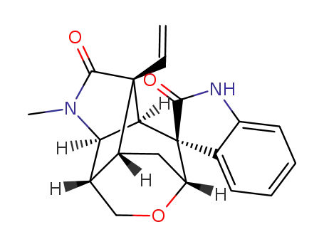 Molecular Structure of 55856-53-6 (21-oxogelsemine)