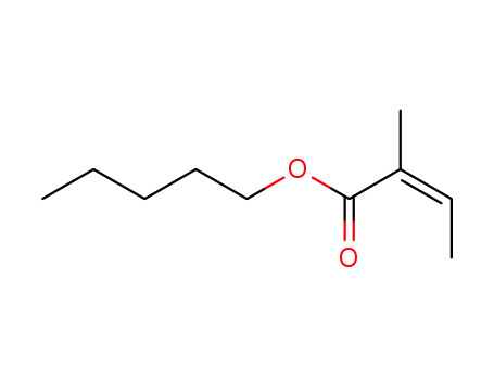 Molecular Structure of 7785-63-9 (pentyl 2-methylisocrotonate)