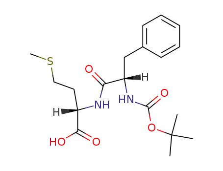 Molecular Structure of 61543-56-4 (BOC-PHE-MET-OH)