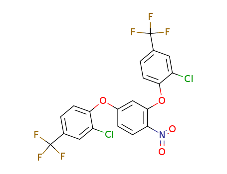 Benzene,2,4-bis(2-chloro-4-(trifluromethyl)phenoxy)-1-nitro- cas no. 50594-75-7 98%