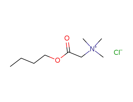 Molecular Structure of 3032-13-1 (betaine butyl ester chloride)