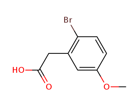 2-bromo-5-methoxyphenylacetic acid cas no. 86826-93-9 98%%