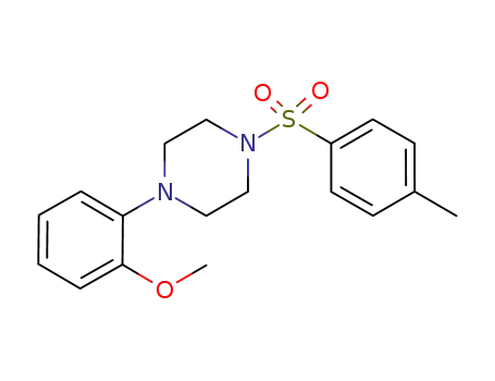 Molecular Structure of 83863-44-9 (1-(2-methoxyphenyl)-4-(p-tolylsulphonyl)piperazine)