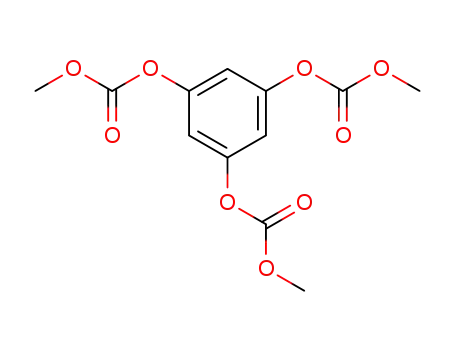 Molecular Structure of 861015-19-2 (1,3,5-tris-methoxycarbonyloxy-benzene)
