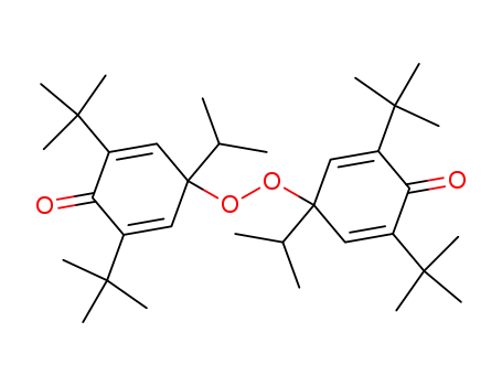 2,6,2',6'-tetra-<i>tert</i>-butyl-4,4'-diisopropyl-4,4'-peroxy-bis-cyclohexa-2,5-dienone