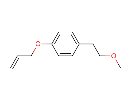Molecular Structure of 80448-05-1 (3-[4-(2-methoxyethyl)phenoxy]propylene)