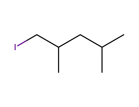 Molecular Structure of 55717-79-8 (1-iodo-2,4-dimethylpentane)