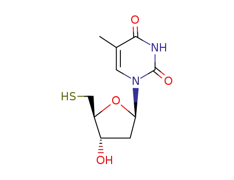 1-(2-Deoxy-5-thiopentofuranosyl)-5-methylpyrimidine-2,4(1h,3h)-dione