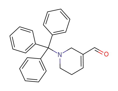 Molecular Structure of 934351-40-3 (N-trityl-1,2,5,6-tetrahydropyridine-3-carbaldehyde)