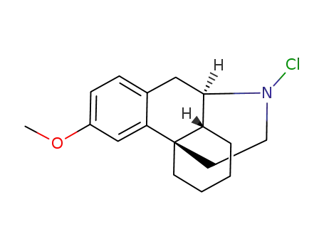 Molecular Structure of 83607-50-5 (3-methoxy-N-chloromorphinan)