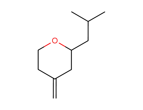 Molecular Structure of 59848-66-7 (tetrahydro-4-methylene-2-(2-methylpropyl)-2H-pyran)