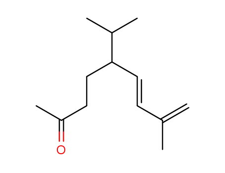 Molecular Structure of 54868-48-3 ((E)-5-isopropyl-8-methylnona-6,8-dien-2-one)