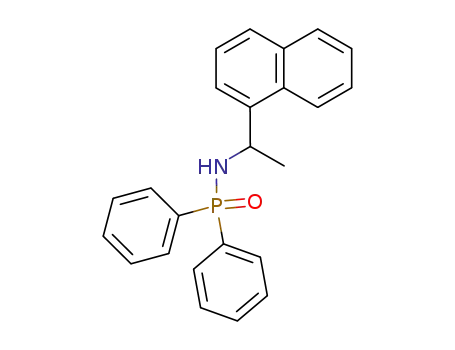 Molecular Structure of 344248-49-3 (N-(1-naphthalen-1-yl-ethyl)-P,P-diphenylphosphinamide)