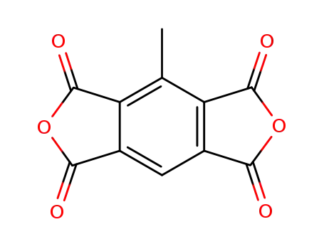 Molecular Structure of 88482-23-9 (1H,3H-Benzo[1,2-c:4,5-c']difuran-1,3,5,7-tetrone,4-methyl- (9CI))