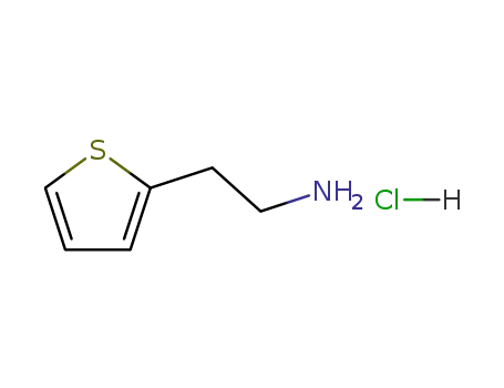 Molecular Structure of 86188-24-1 (2-(thien-2-yl)-ethylamine hydrochloride)