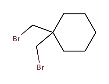 Molecular Structure of 21623-88-1 (1,1-bis(bromomethyl)cyclohexane)