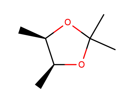 Molecular Structure of 17226-65-2 ((4R,5S)-2,2,4,5-Tetramethyl-1,3-dioxolane)