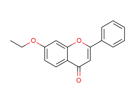 Molecular Structure of 93321-62-1 (7-ethoxy-2-phenyl-4H-chromen-4-one)