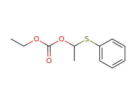 Molecular Structure of 185145-48-6 (Carbonic acid, ethyl 1-(phenylthio)ethyl ester)