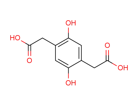 Molecular Structure of 5488-16-4 (2,5-DIHYDROXY-1,4-BENZENEDIACETIC ACID)