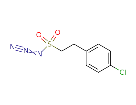 Molecular Structure of 54664-52-7 (1-{[2-(4-chlorophenyl)ethyl]sulfonyl}triaza-1,2-dien-2-ium)