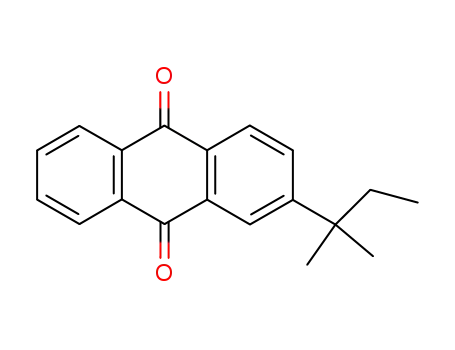 Molecular Structure of 32588-54-8 (2-(1,1-Dimethylpropyl)anthraquinone)