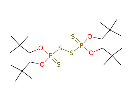 Molecular Structure of 74895-06-0 (bis-(O,O-2,2-dimethylpropylthiophosphoryl)disulfide)