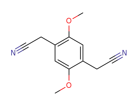 Molecular Structure of 38439-93-9 (2,5-DIMETHOXYBENZENE-1,4-DIACETONITRILE)