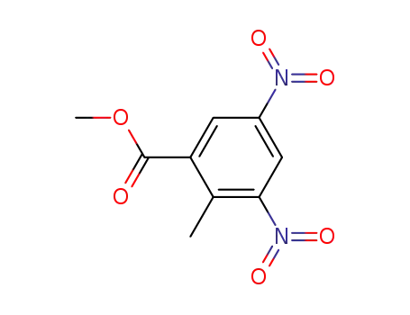 Molecular Structure of 52090-24-1 (2-METHYL-3,5-DINITRO-BENZOIC ACID METHYL ESTER)